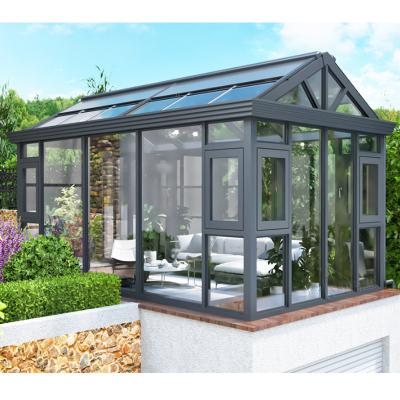 China Modern Winter Gardens and Prefabricated Glass Smart Tiny Quick Modular Homes Set Modern Glass Homes Kits of Prefabricadas for sale