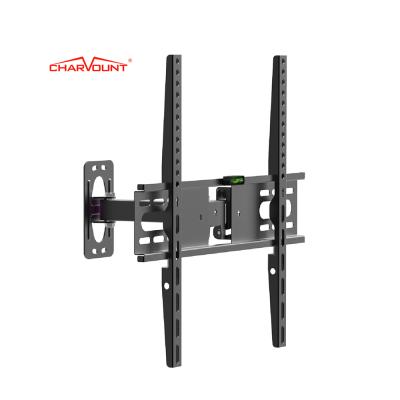 China Cold Rolled Steel Charmount Max VESA 400*400mm Full LCD Motion TV Bracket 180 Degree Swivel TV Wall Mount for sale