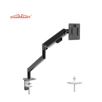 China LCD Shock Absorber Arm Max VESA 100*100mm Aluminum Adjustable Monitor Mount for sale