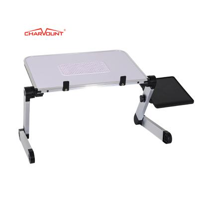 China (Size) 360 Degree Adjustable Foldable Aluminum Adjustable Laptop Stand Support Vertical Laptop Stand with Fan for sale