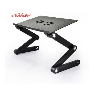 China Vertical Laptop Stand (Height) Adjustable Foldable Aluminum Laptop Stand with USB Fan for sale