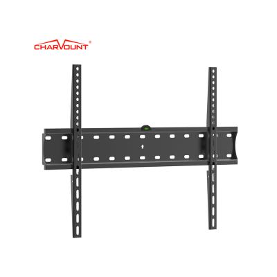 China Cold Rolled Steel Charmount Fixed Flat Panel TV Bracket Max VESA 600*400mm TV Wall Mount for sale