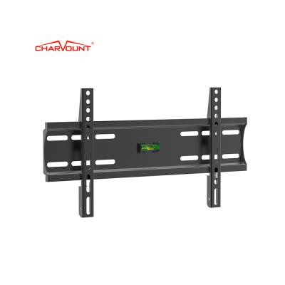 China Cold Rolled Steel Charmount Fixed Slim Flat Panel Max VESA 400*200mm Bracket Wall TV Mount for sale