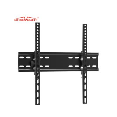 China Charmount Max VESA 400*400mm Cold Rolled Steel Adjustable Tilting Wall Hanging TV Wall Bracket for sale