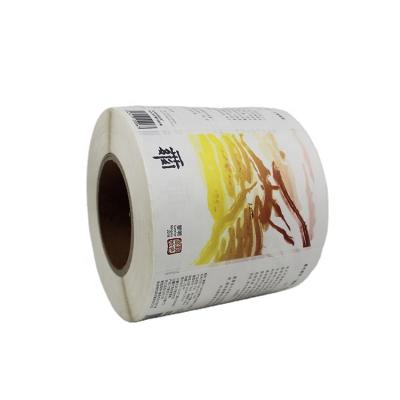 China Self Adhesive Custom Texture Paper Sticker Luxury Roll Wine Sticker Texture Paper Label Wine Paper Label Whiskey Label for sale