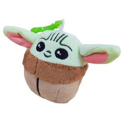 China Promotional Baby Yoda Plush Key Chain Toy Custom Keychain Soft Stuffed Mandalorian Plush Toy Gift New Cute Yoda Decoration/Souvenir/Kids Gifts for sale