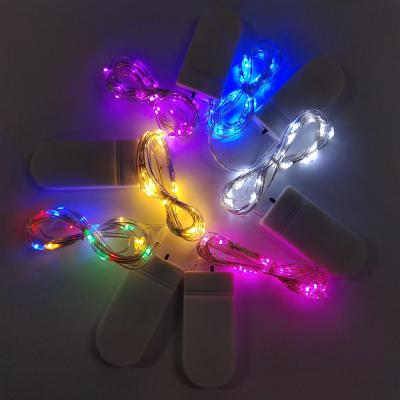 China Copper Wire Lights Colorful Copper Wire Christmas Lights Led String 1M 10LED 2M 20LED 3M 30LED 4M 40LED for sale