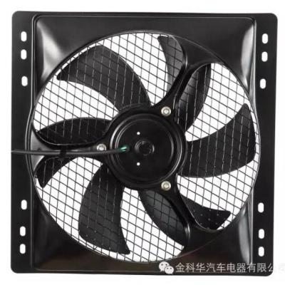 China Bus Truck Fan Air Conditioner Condenser Fan Radiator 24V Push Pull Fan For Trucks JKH T831414 for sale