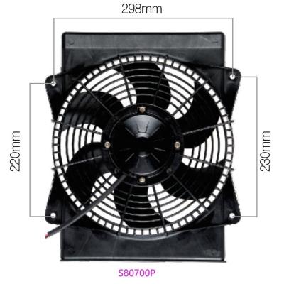 China Auto Air Conditioner Auto Cololing Fan Radiator For JAC Truck Air Conditioner 12V 24V AC Parts Factory S80700P for sale