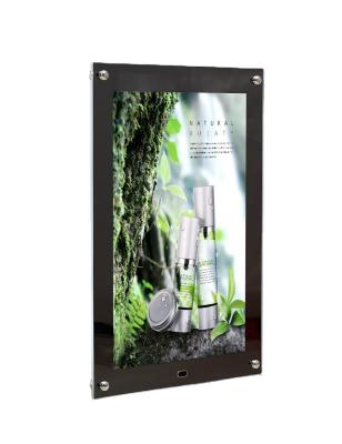 China Wholesale Ultra-thin Wall Mounted Acrylic Led Photo Frame Advertising Hanging Light Box for sale