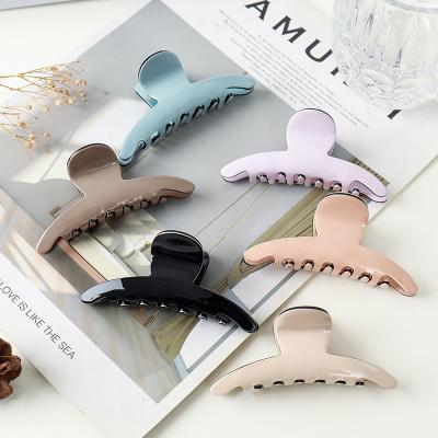 China European and American Style Honey Acetate Geometric Acetic Acid Women's Hair Claw Clip Logo for sale