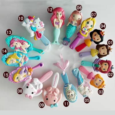 China Plastic Manufacturers Massage Comb Princess Hairdressing Comb Cartoon Series Children Comb for sale