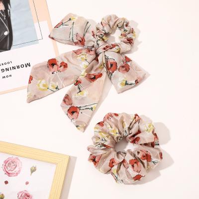 China Wholesale European and American Hair Band Women's Satin Bow Hair Band Ins Style Hair Accessory Band With Bow for sale