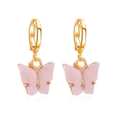 China 2020 Summer Fashionable Hot Selling Nickel Free Stud Earrings Women Jewelry Butterfly Earrings for sale