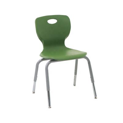 China Modern High Quality Stackable Chair Height Adjustable Student Chair Plastic Seat School Chair for sale