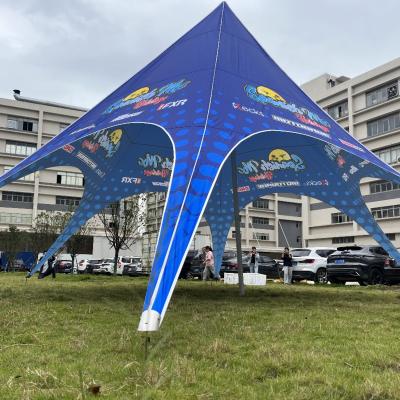 China UV Resistance Star marquee star shaped tents for events outdoor blue star advertising spider shaped tent for sale