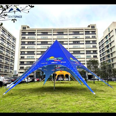 China UV Resistance Large star shaped spider camping event outdoor trade show exhibition spider shaped star tent for sale