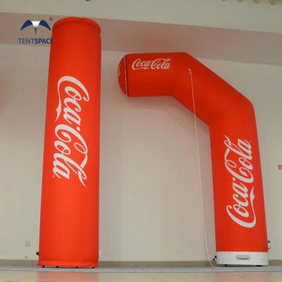 China Portable Custom high quality inflatable columns air column inflation machine inflatable air column bags for Hotel Guest sign for weddings for sale