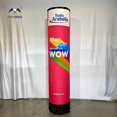 China Portable high quality rgb inflatable air column wholesale inflatable column custom logo tentinflated cushion air column for trade show for sale