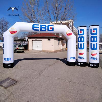 China Eco-Friendly advertising equipment Inflatable halloween ramadan rainbow festival entrance promotion arches for sale