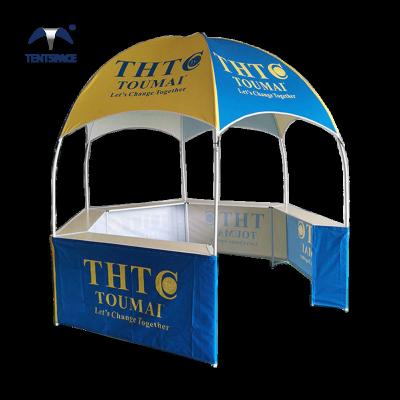 China Advertising Heat-transfer printing tent canopy 600D oxford fabric event tents outdoor fire-proof show tent for indoor and outdoor activities for sale