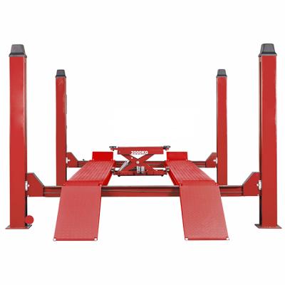 China Hydraulic 4 Post Car Lift Vehicle Lift Four Four Post Lift Manual Open Four Post Lift 4000/5000kg for sale