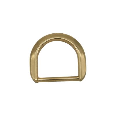 China Fasion Handbag Hardware Accessories Brand Ring Buckle Custom Metal U Ring Buckle D Clip Gold Metal For Bags for sale