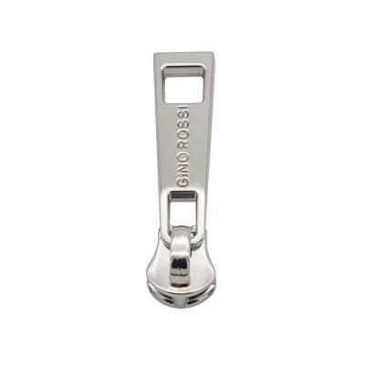 China Nickel Free Garment Accessories Make Custom Zipper Puller Main Zipper Pull Logo Zipper Puller And Custom Sliders For Bags for sale