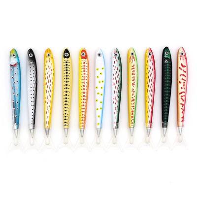 China Promotional Pen Creative Multi Color Novelty Ocean Marine Plastic Fish Shape Ballpoint Pen For Gift for sale