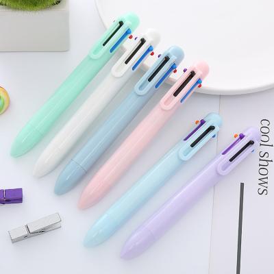 China office & School Pen Multicolor Macaron Promotion Plastic Ballpoint Pen With Custom Logo Advertising Ballpoint Pen For Gift for sale