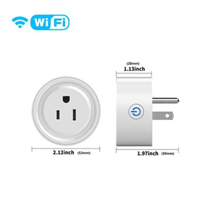 China Smart Home Auto Factory Supplier Smart Wifi Direct Sockets Work APP Auxiliary Control Voice Smart Socket for sale