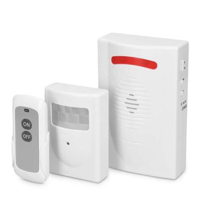 China Wireless PIR Motion Sensor Alarm Wholesale Pir Infrared Motion Sensor Doorbell Remote Control Alarm for sale