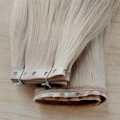 China Double tape hair extensions with hole human hair tape hair extensions Genius weft for sale