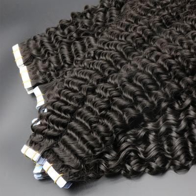 China Brizalian tape hair extensions European double drawn Russian human hair Tape hair extensions for sale