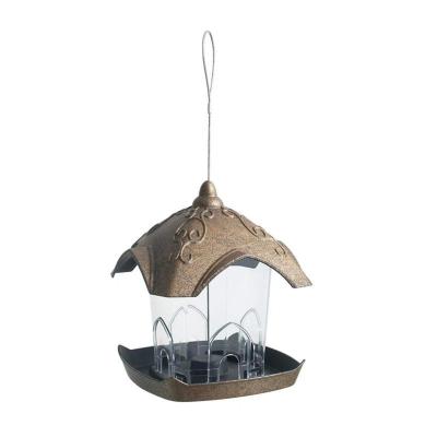 China 2021 New Plastic Non-automatic Hanging Seed Bird Feeder for sale