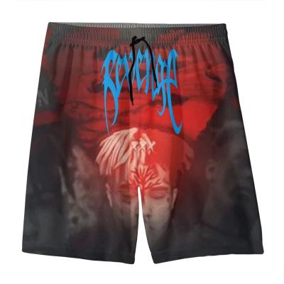 China Viable 3D printed xxxtentacion sports short casual fashion beach fashion 2021 new character men's beach pants for sale