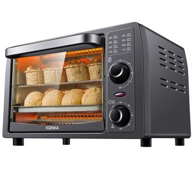 China Konka 1050w 13L Portable Easy Oven Electric Home Baking Cake Bread Oven Stove Mini Kitchen Pizza Handle for sale