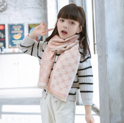 China 2022 custom cotton new arrival knitting kids knit scarf soft and warm pashmina for sale