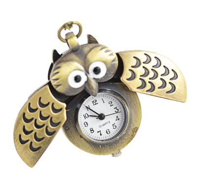 China Vintage Fashion Owl Style Necklace Watch Necklace Korea Style Watch Necklace for sale