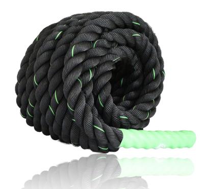 China Body Buliding Gym Fitness Battle Ropes 38mm 9m Strength Polyester Fitness Training Training for sale