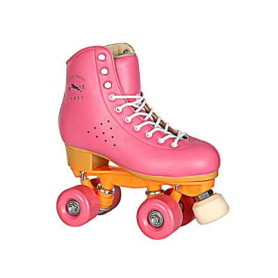 China Runway/Shop/Personal Use Customize 4 Wheels Quad Professional Roller Skate Roller Skate Light Up LED Wheel Roller Skate for sale