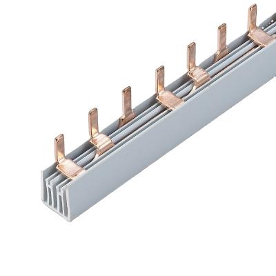 China MCB COPPER 63A 3P 4P PIN ELECTRICAL PIN TYPE COPPER BUS BAR for sale