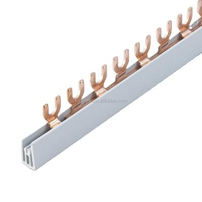 China 3P 100A Pure Copper BUSBAR, MCB BUSBAR, COPPER BUSBAR for sale