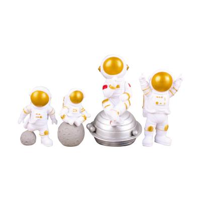 China Gifts Resin Astronaut Cabinets Eco-friendly Material Creative Home Furniture Ornaments Table Cabinets for sale