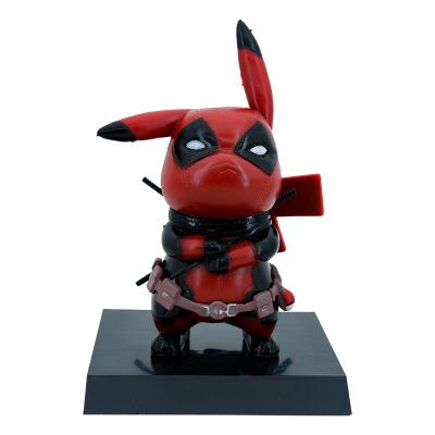 China OEM Design Spider-Man Pikachu Pokeman Custom Action Number Anime Figure New Eco-friendly Material GK For Decoration for sale