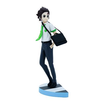 China Customized Eco - Friendly Material Japanese Uniform Character Toy 3D Boy / Girl Figurines for sale