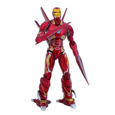 China Eco-friendly Material Marvel Movies Avengers Iron Man Full Body Sculpture Resin Crafts 17cm Home Decor for sale