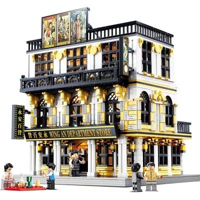 China Eco-friendly Material 3D Puzzle Assembly Toys Building Shop Set Modern Set Decoration for sale