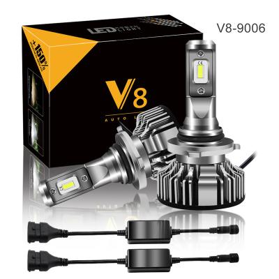 China 8000LM Led Car Bulb 9006 Led Headlight Quick Cooling All Fit Brightest Car Headlamps Led Headlight Universal for sale