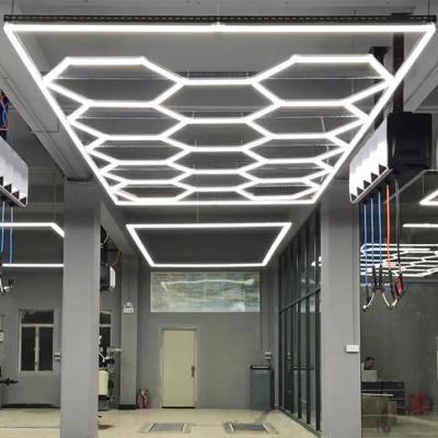 China Shine High Performance Led Hexagon Led Detailing Ceiling Light for sale